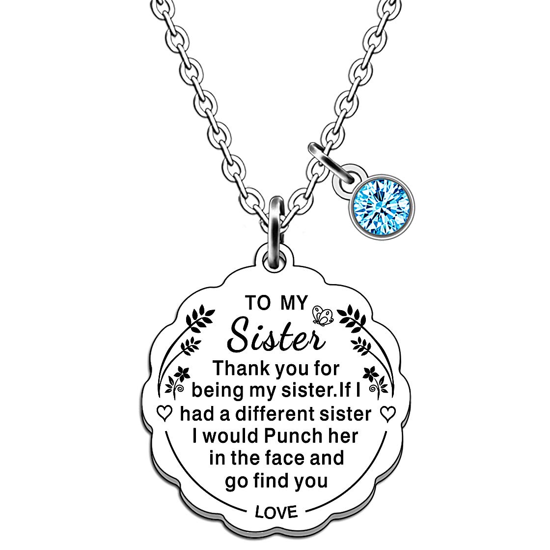 JMIMO Sister Necklace for Women Girls