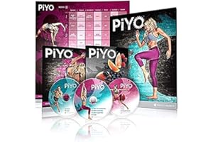PiYO DVD Videos About Pilates Yoga Workouts Fitness,Muscle Sculpting,Losing Weight