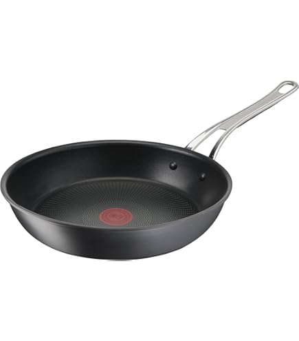 Tefal Jamie Oliver E31432 - Sartén con tapa (acero inoxidable, 25 cm, 3,2 L