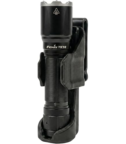 HoldMyGear Belt Clip Flashlight Holder – Compatible with Fenix TK16 (Precision-Fit Belt Mount Holder, Fits Belts 1.5