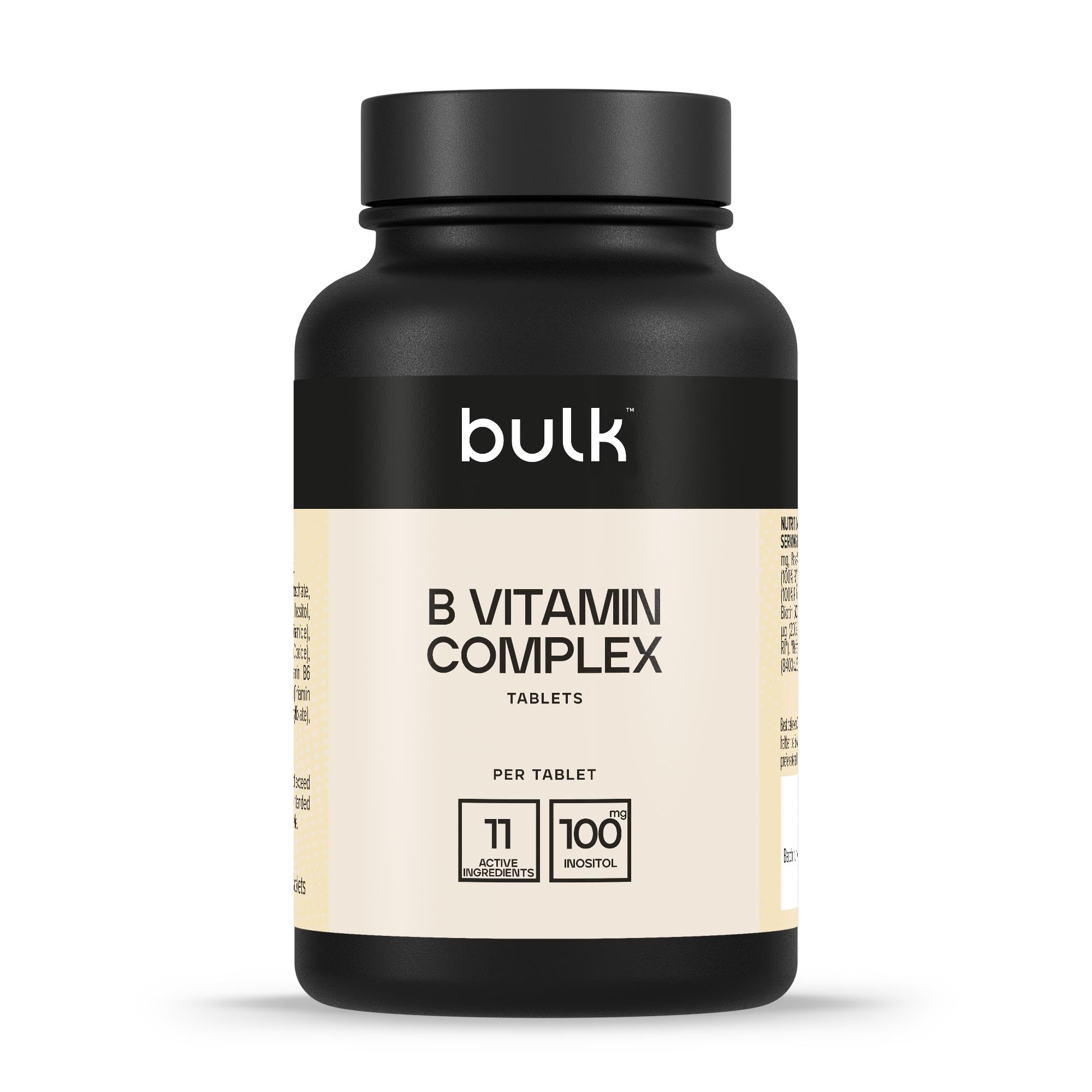 Bulk B Vitamin Complex Tablets, Pack of 60