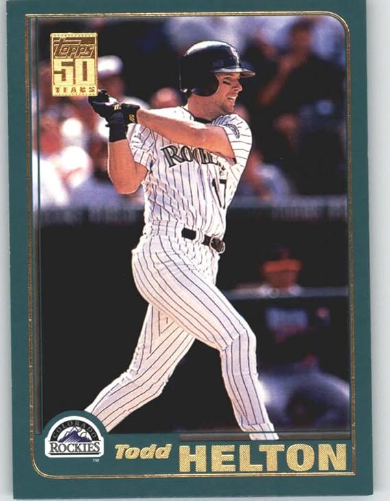 2001 Topps 255 Todd Helton Colorado Rockies Baseball Cards At 