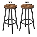MAHANCRIS Bar Stools, Set of 2 Swivel Bar