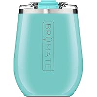 BrüMate Uncork'd XL 14oz Insulated Wine Glass Tumbler With 100% Leak-Proof Lid - Made With Vacuum Insulated Stainless…