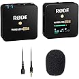 Rode Wireless GO II Single Compact Digital Wireless Microphone System and Recorder (WIGOIIS) Bundle Lavalier II Omnidirectional Lavalier Mic and 3-Pack Foam Windscreen