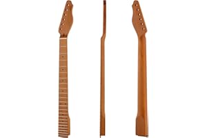 FENDIROCIK 22fret 9.5" Electric Guitar Neck Canadian Roasted Maple,Bone Nut