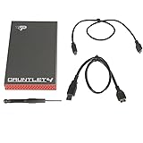 Patriot Gauntlet 4 Sata III USB 3.1 Gen 2 / Type-C External Hard Drive HDD, Solid State Drive SSD Enclosure (PCGT425S)