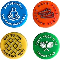 Amazon.com: AMALLI Tennis Damper, Spicy/Aggressive Reminder Tennis ...