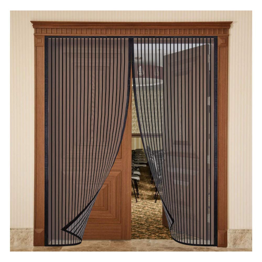 Magnetic Screen Door 130x240cm,Anti Mosquito Mesh Fly Curtain Top-to-Bottom Seal Automatically for Balcony Sliding Living Room Children's Room