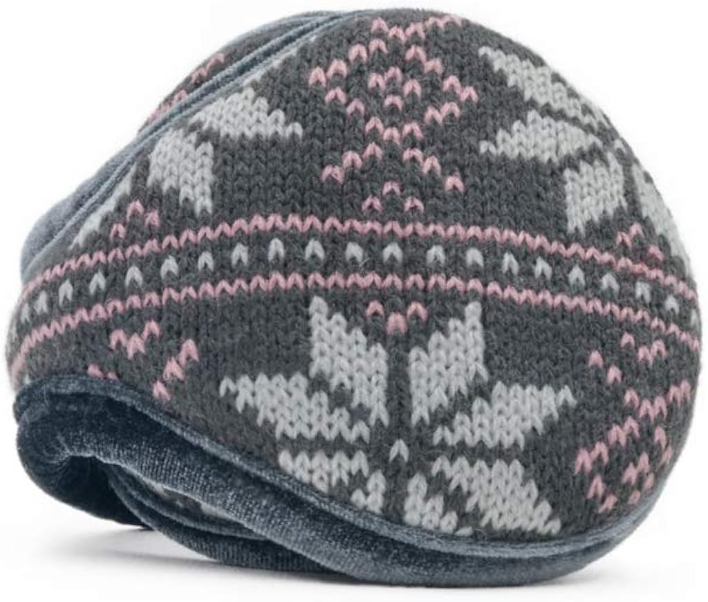 180s Women's Knit Behind-the-Head Fashion Ear Warmer | Premium Winter Earmuffs for Ladies (Bergen, Gray Multi) at  Women’s Clothing store