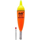 Thill Nite Brite Lighted Float Super Bright Long-Lasting Fishing Bobber - Works as a Slip or Fixed Float