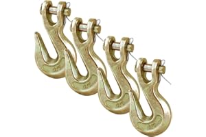Robbor 3/8-inch, Grade 70 Clevis Grab Hook-4PK