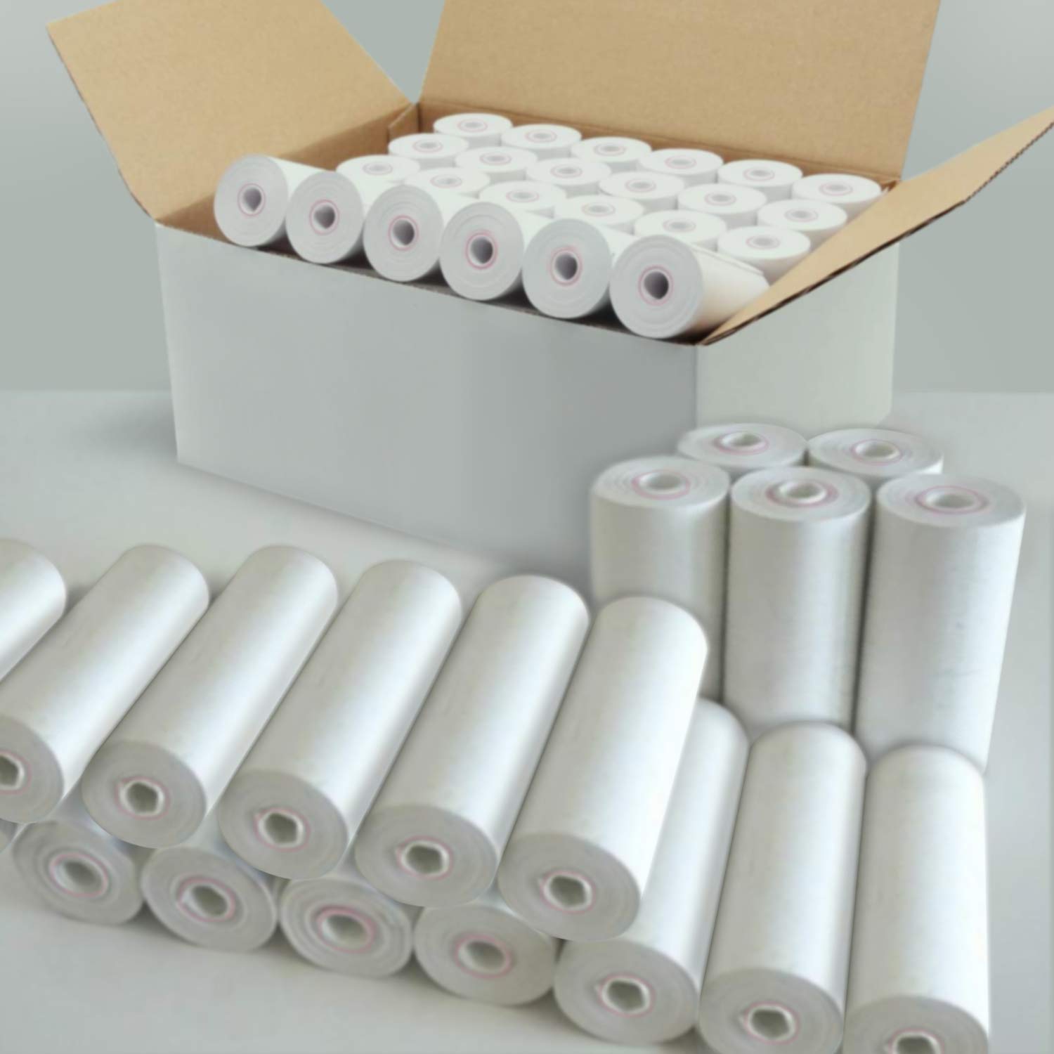 Photo 1 of 30 Coreless Thermal Paper Rolls for Poynt Smart Payment Terminal Receipt Printer - 2 1/4" x 16´ea (30 rolls )…
