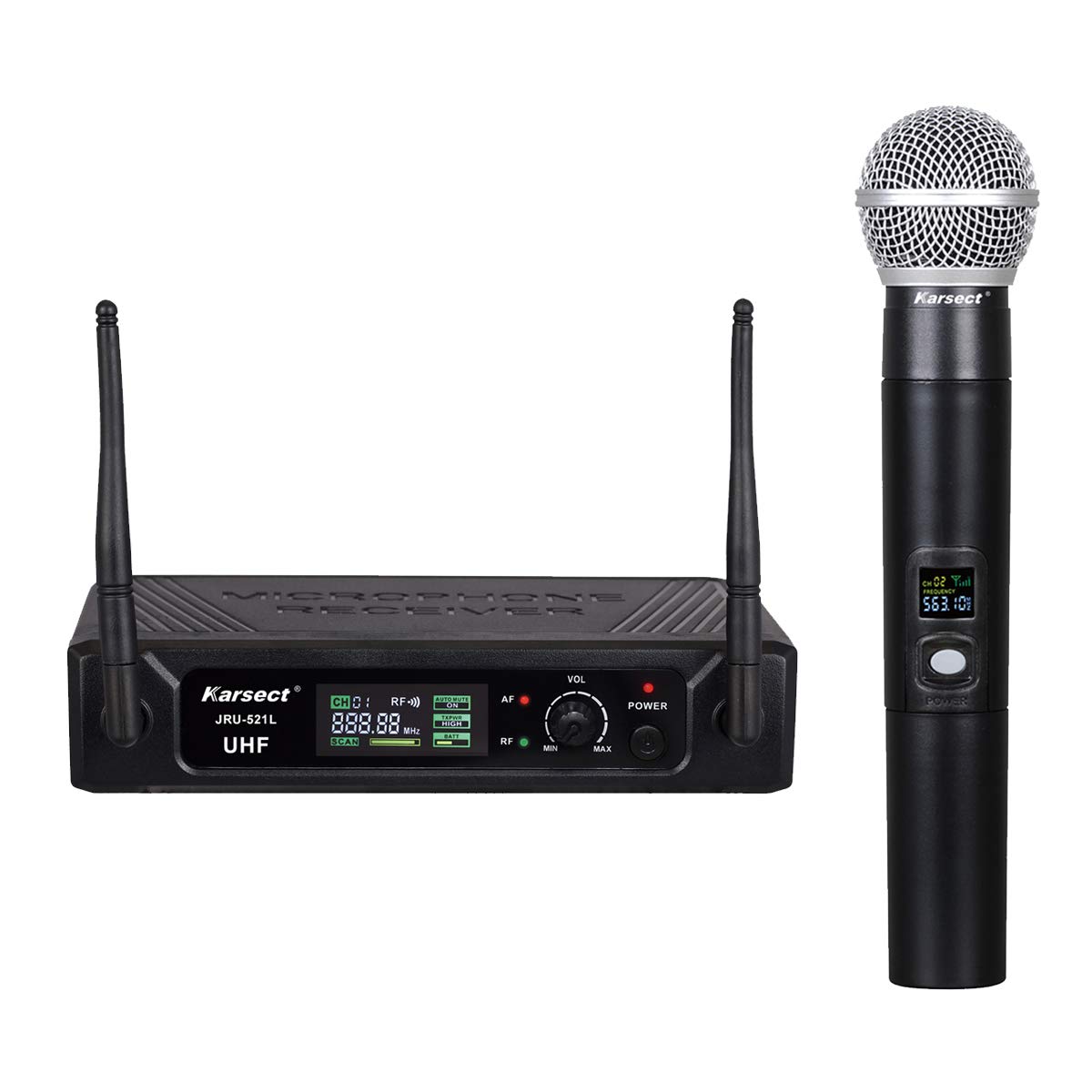 Karsect JRU-521L / HT-527C Wireless Handheld Microphone Set
