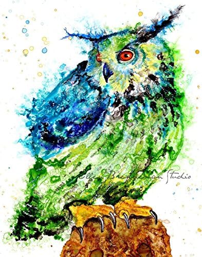 Spirit of Owl hand-signed fine art print by Ellen Brenneman