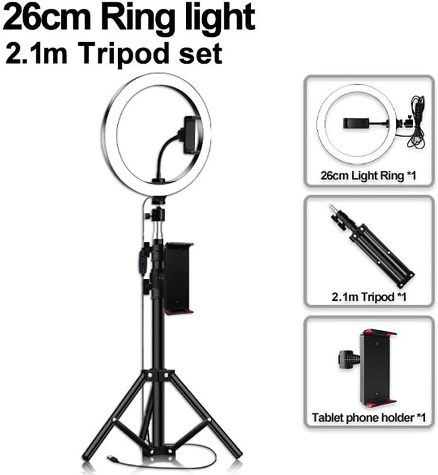 LED Ring Light, 26cm Selfie Ring Light 