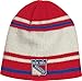 NHL New York Rangers Men's Face-Off Beanie Knit Cap, One Size, Puddy