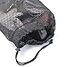 MoMaek Set of 6 Nylon Mesh Storage Ditty Bag Stuff Sack for Travel & Outdoor Activity