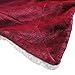 Genteele Sherpa Throw Blanket Super Soft Reversible Ultra Luxurious Plush Blanket, 60 x 70 inches, Rich Burgundy Red/White