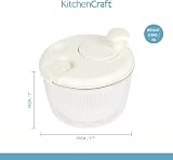KitchenCraft Mini Salad Spinner Dresser 19cm Small Multi-Use Washer view 3