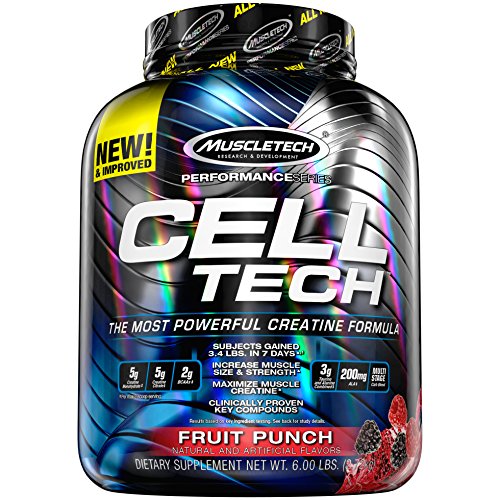 Creatine Monohydrate Powder | MuscleTech Cell-Tech Creatine Powder | Post Workout Recovery Drink | Muscle Builder for…