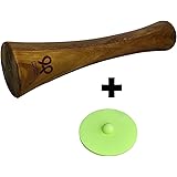 Sauerkraut Pounder. Solid wood tamper for vegetable fermentation. Fit wide mouth and regular mouth mason jars, canning jars, fido jars, and ceramic crocks. Premium Present brand.