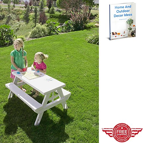 Collapsible Picnic Table,Outdoor Indoor Lawn Garden Yard,Portable
Folding Retractable Plastic Modular Furniture For Kids,Picnic Dinner
Party Lounge Kit & Ebook by Easy 2 Find.