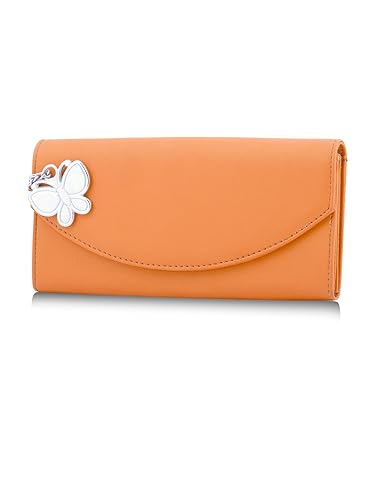 Butterflies Orange Wallet (BNS 2279)