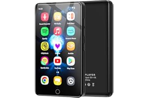 AHENOD 96GB Android 13 MP3 Player with Bluetooth and WiFi, 4.02" IPS HD Touch Screen MP4 Player with Speakers, Music Player for Kids, Android MP3 Player with Spotify, YouTube and Play Store