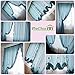 EleCharm Ayygift 1 Pair Simple Round Curtain Buckle Magnetic Tieback Curtain Decor(Grey)