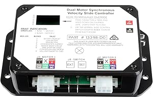 GEARBONE Dual Motor Synchronous Velocity Slide Controller – Compatible with Lippert #13398-D0, #13398-C2 V-Sync II Controller, OE-Quality RV Wall Slide-Out Assembly