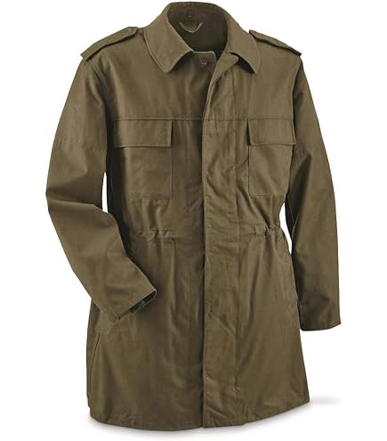 Amazon.com: Militar Genuine Dutch army parka with liner OD green