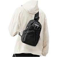 Amazon.com | SEAFEW Small Black Sling Crossbody Bag for Men  display picture 3