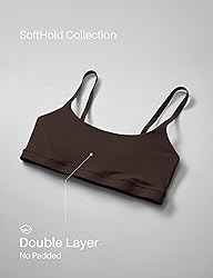 CRZ YOGA Softhold Women's Double Lined Bralettes