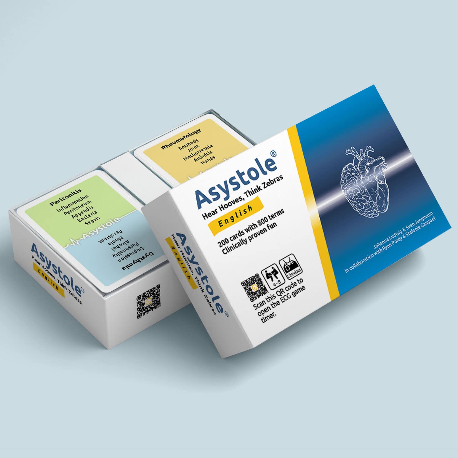 Asystole: Engaging Medical Card Game for Doctors and Students - Ideal for Medical Professionals, Fun and Interactive Learning Tool
