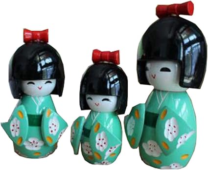 Amazon.com: Kimono de muñeca japonesa de Geisha, juego de muñecas, decoración de restaurantes de sushi, adornos para regalo, color azul: Toys \u0026 Games