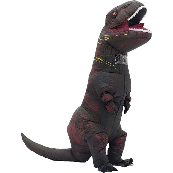 Morph MCUID Opblaasbaar T-Rex Dinosauruskostuum Voor Volwassenen - Grappig Feestkostuum