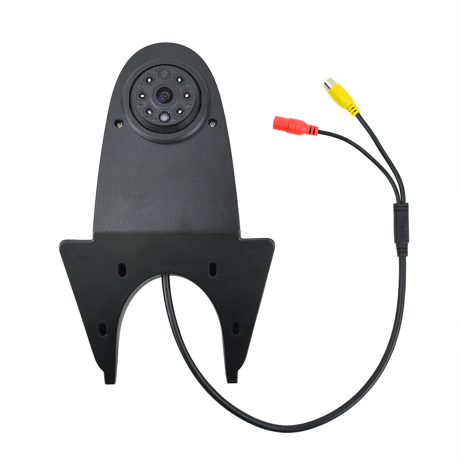 Dolphin Automotive Black Van Rear Roof Mounted Reversing Parking Camera - Generic Universal Overhang Fitting (Black Camera Only)