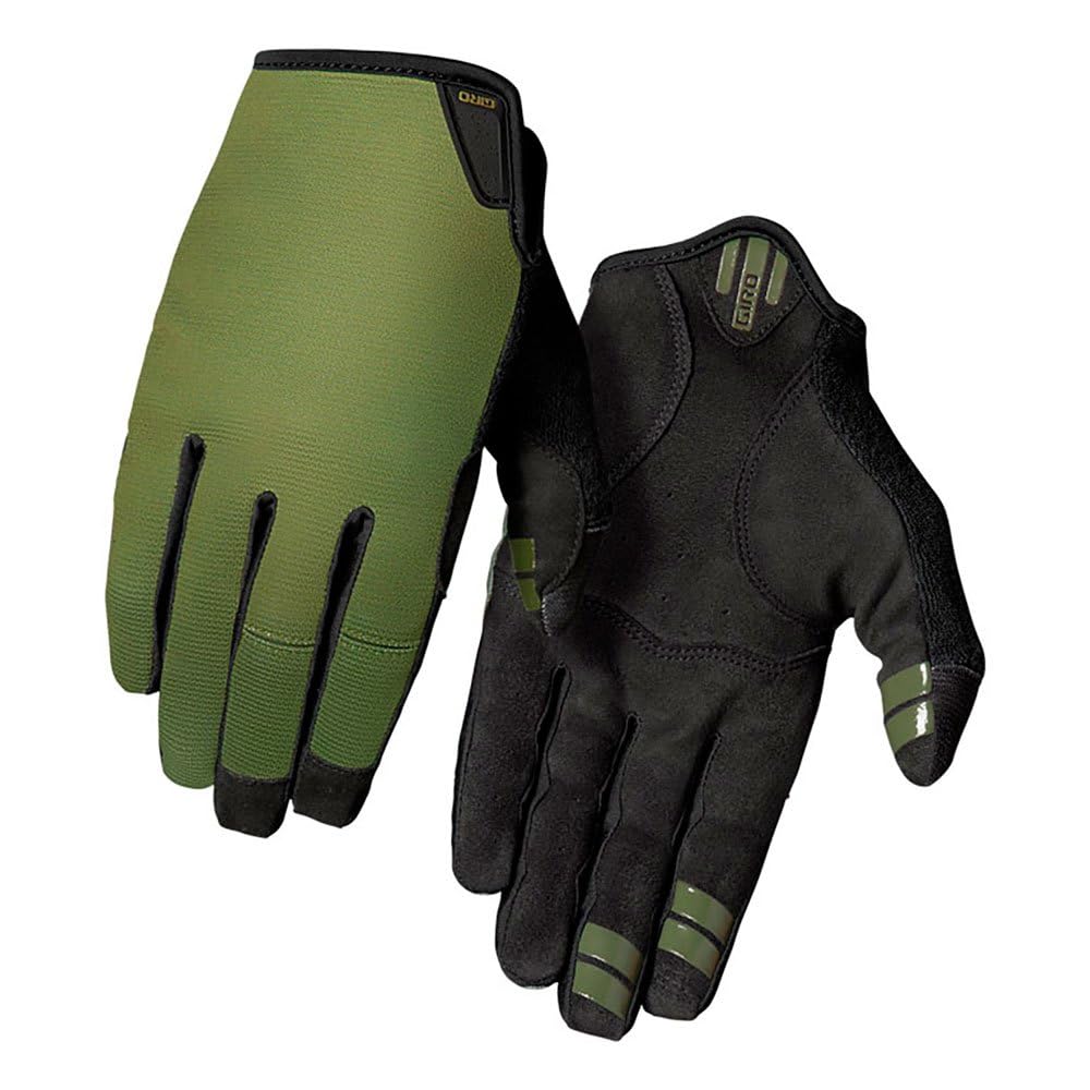 Giro DND Glove - Down and Dirty Essentials for Fit, Durability & Control, Super Fit AX Suede Palm, 4-Way Stretch, Ideal for Trail Riders & Dirt Jumpers, Color: Green, Size: 2X