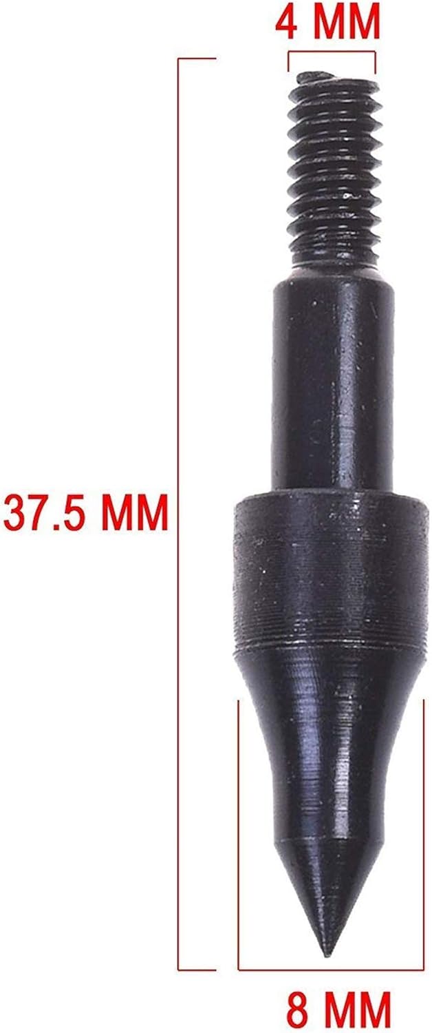 sansheng 20PCS Screw in Archery Bullet Points for Arrows, Bullet Points Arrows Field Target Practice Shooting，100 Grain Each : Sports & Outdoors