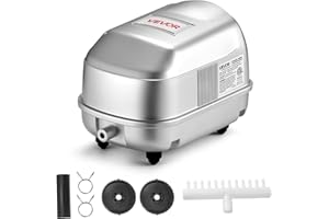 VEVOR Linear Air Pump, 792.52 GPH Air Flow, Septic Aerator Pump, Aeration System for 8 ft Deep Ponds, Fit for Septic Tanks, A