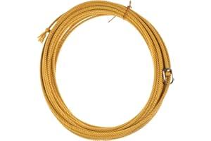 King Saddlery Inc Ropes Quad Poly Gold 4 Strand Ranch Rope Gold 45ft