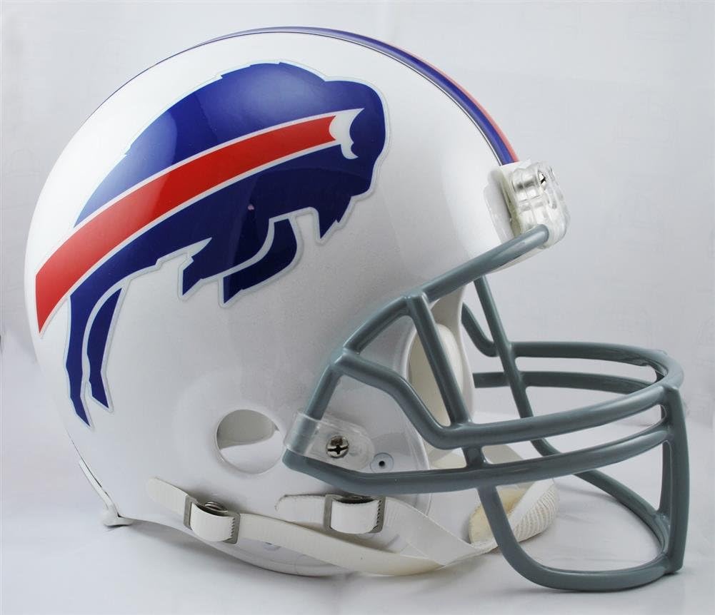 NFL Buffalo Bills Full Size Proline VSR4 Football Helmet : Sports Related Collectible Full Sized Helmets : Sports & Outdoors