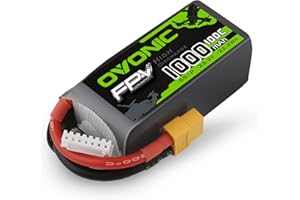 OVONIC 6s Lipo Battery 100C 1000mAh 22.2V Lipo Battery with XT60 Connector for RC FPV Racing Drone Quadcopter