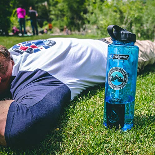 Epic Nalgene OG Grande | Water Filtration Bottle | Wide Mouth 48 oz | USA Made Bottle | American Made Filter Removes 99.99% of Tap Water Contaminants Lead Chlorine Chromium 6 Arsenic Chloroform - Thumbnail 7