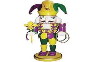 Santa's Workshop 70223 Mardi Gras Nutcracker, 14.5",