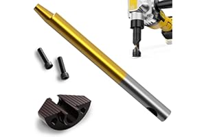 Titanium Plated HSS Nibbler Punch Compatible with Makita Nibbler, Replacement Punch Bit for Electric Nibbler, High Speed Stee