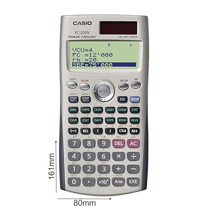 casio fc 200v price