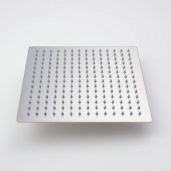 Hiendure® 25cm Ultra dünn Rostfreier Stahl Regen Duschkopf Platz Duschkopf , Gebürstetes Nickel