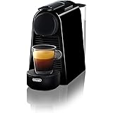 Nespresso De'Longhi Essenza Mini EN85.B - Cafetera monodosis de cápsulas Nespresso, compacta, 19 bares, apagado automático, color negro